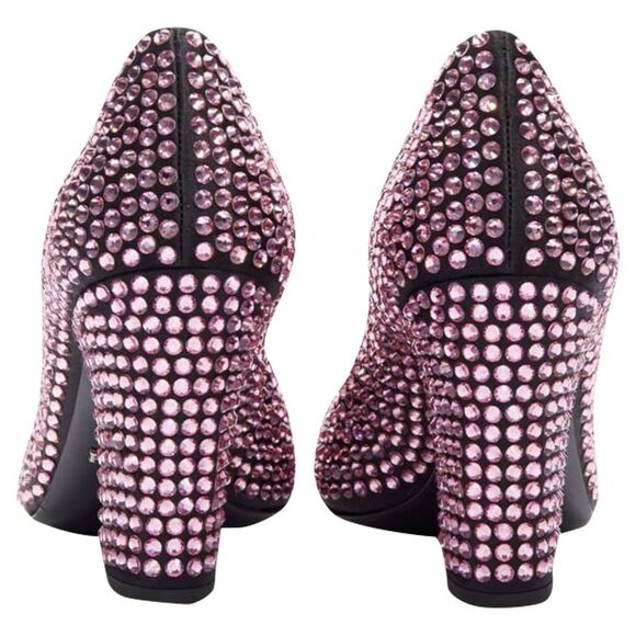 Prada Rosa rhinestone crystal embellished pump - Picture 5 of 6